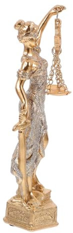 Garneck Anwalt Büro Vintage Griechische Gerechtigkeit Statue Harz Skulptur Home