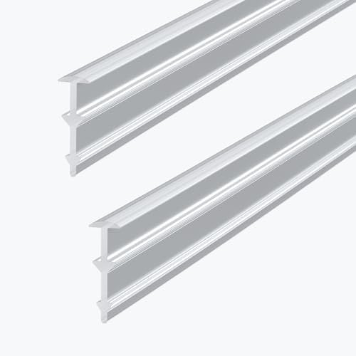 Mai & Mai Duschdichtung Dichtung Dusche Glastür für 10mm Glasstärke | Ersatzdichtung Duschwand Wanddichtung | Länge: 200cm Bremen Dichtung