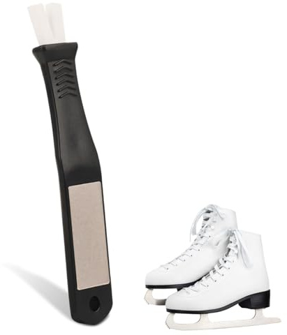 Ice Skates Blade Sharpener, Multi Function Hockey Skate Sharpener Ice Skates Edge Blade Grinder Stone Knife Sharpener Grinding Tool Players for Figure Skating Blades Ice Hockey Skates
