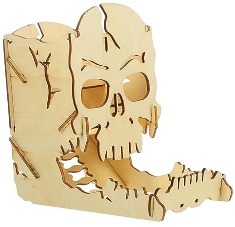 UPKOCH Game Supply Holz Acryl Würfel Turm Würfel Halter Karte
