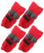 TOBBOMEY 4stücke Hundeschuhe rutschfest Für Hunde Nonslip Pfotenschutz wasserdichte Haustier-Stiefel Für Winter Bequeme Und Atmungsaktive Hundeschuhe Für Kleine Bis Große Hunde