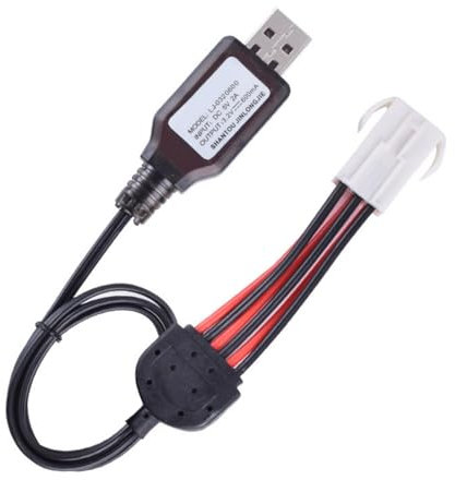 9.6V 600mAh Câble Batterie pour des Modèles Voitures Jouets Tels Que S911 912 9115 9116 9120 avec Connexion 6pin