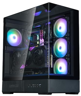 PC-Gehäuse Medium Tower Zalman P40 Prism Plus (Schwarz)