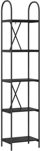 vidaXL Bookcase Shelves Storage Units Rectangular Suspended Modern Furniture for Living Room