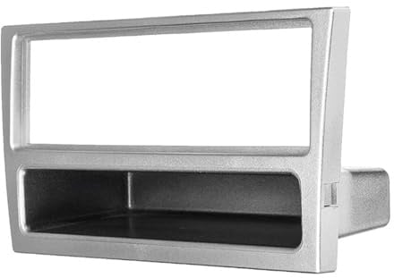 Autoradio Radioblende 1-DIN Autoradio mit DVD-Player, Einbaurahmen und Audioeinfassung passend für Opel Agila, Tigra, Astra, Corsa, Signum und Vectra Auto Einbaurahmen