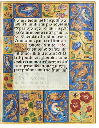 Spinola Hours (Ancient Illumination) Ultra Lined Softcover Flexi Journal: Flexi softcover, 100 gsm, ribbon marker, memento pouch, elastic closure