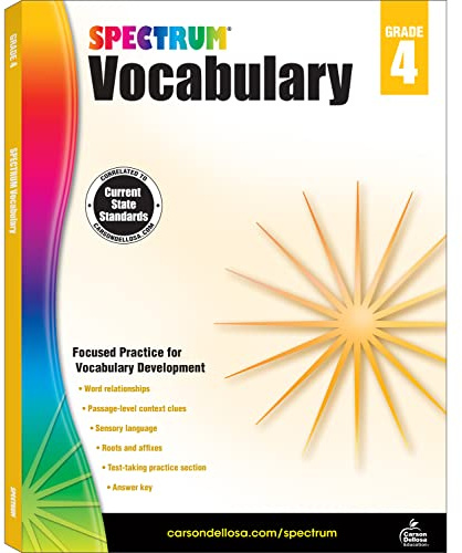 Spectrum Vocabulary, Grade 4: Volume 87