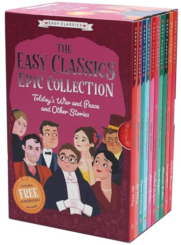 The Easy Classics Epic Collection: 10 Book Box Set - Russian Classics for Kids – Complete 10 Book Box Set Including War and Peace, Anna Karenina and More | Illustrated Classics with Free Audiobooks | War and Peace to Anna Karenina in one set
