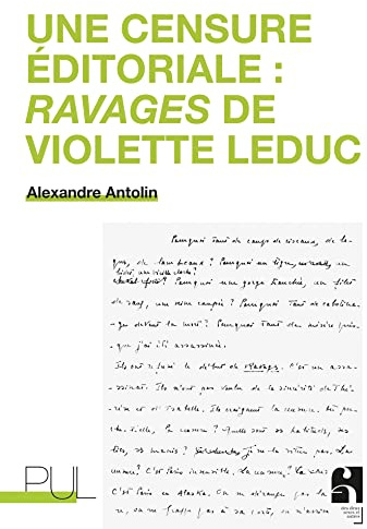 Une censure éditoriale : Ravages de Violette Leduc