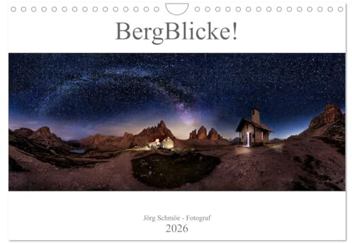 BergBlicke! (Wandkalender 2026 DIN A4 quer), CALVENDO Monatskalender: Landschaftsfotografie aus dem südlichen Alpenraum (CALVENDO Natur)