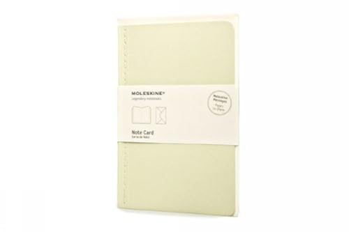 Moleskine Large Note Card With Envelope - Tea Green