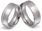 Juwelier Schönschmied Eheringe Trauringe Partnerringe Freundschaftsringe - inkl. WUNSCHGRAVUR - Edelstahl Zirkonia multisizer 146HD - mit AMAZON KONFIGURATOR direkt online gestalten !