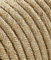 Câble textile pour lampe - Câble en tissu 3 fils (3 x 1,50 mm²) - Jute - Fabriqué en Italie (5 mètres)
