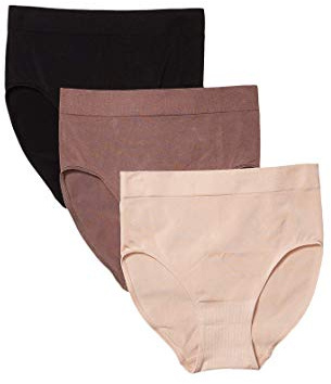 Wacoal B-Smooth Brief Pack Rosedust/Deep Taupe/Black 2XL