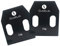 sveltus 1799-3 Stahlplatten mit Griffen, 4 kg X 2 , Erwachsene, Unisex, Schwarz, One Size