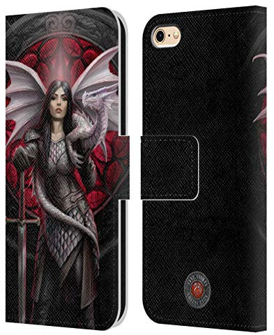 Head Case Designs Officially Licensed Anne Stokes Valor Dragons 4 Leather Book Wallet Case Cover Compatible With Apple iPhone 6 / iPhone 6s