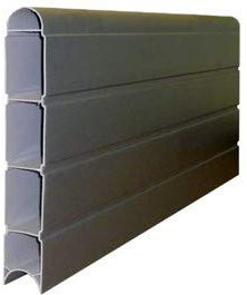 Lot de 2 panneaux de clôture composite Gris graphite 300 mm x 1829 mm