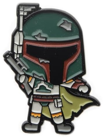 Salesone Star Wars Broche Chibi Boba Fett Taille unique, taille unique, Métal, Pas de gemme