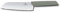 Victorinox Swiss Modern, Profi Santokumesser, Extra Scharfe Klinge, Kullenschliff, 17 cm, Kunststoffgriff, Rostfreier Stahl, olive-grün
