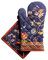 Maison d' Hermine Kelim - Infinity 100% Coton - Gant de Four (19cm x 33cm) et maniques (20cm x 20cm) pour Barbecue, Cuisson, Cuisson, Four à Micro-Ondes, Barbecue, Thanksgiving/Noël