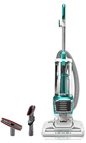 Kenmore DU2012 Bagless upprätt vakuum 2-motor Power Suction lätt Carpet Cleaner med 25 cm byxor, HEPA-filter, 2 rengöringsverktyg för husdjurshår, hårt trägolv, grön