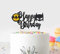 Seyal Decorazione per Feste di Compleanno - Batman HAPPY BIRTHDAY Topper per Torta