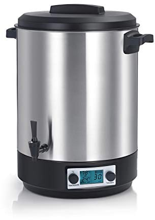 Stérilisateur De Bocaux Électrique Cuve Inox Avec Ecran Lcd, Robinet Et Minuteur 45l 2500w - STERI PRO INOX 45L LCD