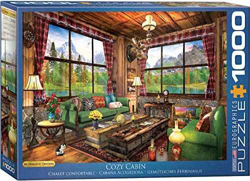 empireposter Gemütliches Ferienhaus am See von Dominic Davison 1000 Teile Puzzle Format 68x48 cm