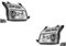 Johns, Scheinwerfer Satz passend für Ford Fusion Scheinwerfer 08/02-09/05 H4 Set links & rechts