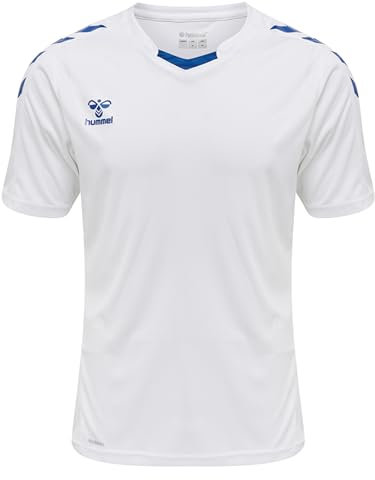 hummel Herren Hmlcore Xk Poly Jersey S/S T Shirt, Weiß, 3XL EU