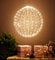 Arnusa LED Leuchtkugel 50 cm Faltbar - Weihnachtsbeleuchtung Ball 320 LEDs Kugelleuchte Warmweiß für Innen und Außen - Lichterkette
