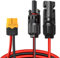 YYWEi Solarpanel Stecker Solarladekabel Solarstecker auf XT60 Adapter Stecker 12AWG Kabel für Solar Connectors Solargenerator Tragbare Kraftwerke Powerstation 60CM