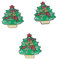PRETYZOOM 25 Stücke Weihnachtsbaum Led Brosche Blinkende Abzeichen Pin Weihnachten Leuchtende Brosche Emaille Pins Weihnachtshemd Rucksack Schmuck Brosche Geschenke Beleuchtete Party Favors