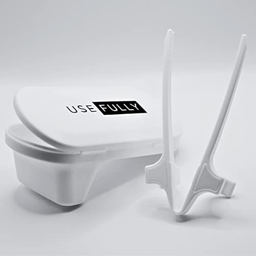 USEFULLY Finger Chopsticks - White, Gamer Case, Snack Grabber