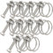 10 Pieces Double Wire Hose Clips, Adjustable 70mm-76mm Water Hose Clamps Stainless Steel Pipe Tube Clips, 11 Sizes Optional Double Wire Plumbing Screw Tight Fastener
