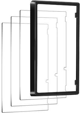 rapell Paquete de 3 protectores de pantalla de vidrio templado premium compatibles con Nintendo Switch OLED
