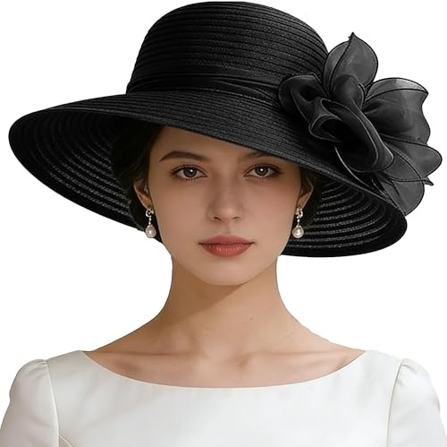 Chapeau melon Fedora avec voile et bord souple en feutre pour femme - Style vintage des années 1920