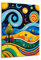 emmena - Quadro Great Artists Reimagine Famous Artworks 6 in legno - 20x25 cm