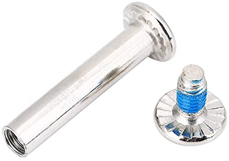 Acouto 10 Pièces de Remplacement de Patins en Ligne Vis de Patinage Raccords Matériel d'essieux de Roue de Patins 36 Mm Spécifications La Vis de Patinage de 31 Mm Est l'approp Facile