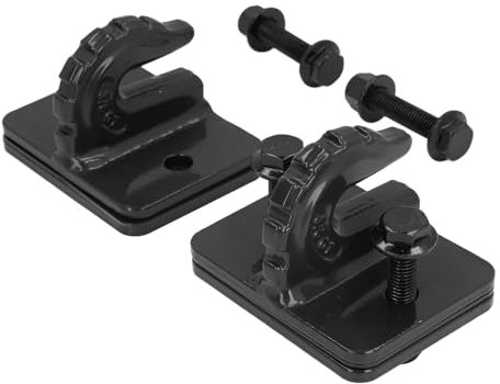 Gancio per Benna per Trattore, 2 Set di Ganci per Benna per Trattore da 3/8 Pollici per (Black)