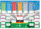 2024 Euro Football Championship Poster Schedule - Record 2024 European Championship results - Size 30 * 90/21 * 63CM - EM Football Program, Flags, Match Dates (L（30x90CM）)