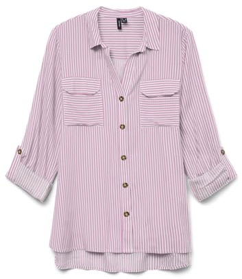 VERO MODA Vmbumpy T-Shirt L/S New WVN Noos Femme