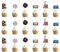Disco Cupcake Topper, Musik-Thema, Cupcake-Topper, 70, 80, 90er Jahre Retro-Kuchenaufsatz, Bar-Kuchendekoration (24 Stück)