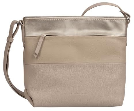 TOM TAILOR Nicolina Damen Umhängetasche Crossbody Bag Mittelgroß Beige