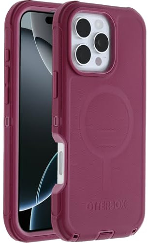OtterBox Defender Series MagSafe Case for iPhone 16 Pro Max, Shockproof, Drop Proof, Ultra-Rugged, Protective Case, 7x Tested to Military Standard, Red