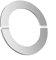Gettimore Pipe Cover Decoration,Stainless Steel Pipe Cover Decorative Split Design Rosette for Faucet Gas Water Heater Shower(120mm)