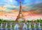 AveJoys Puzzle für Erwachsene 1000 Teile Eiffelturm 70 x 50 cm Puzzles für Erwachsene Pädagogisches Spiel Herausforderung Spielzeug 1000 Teile Puzzles für Erwachsene Kinder