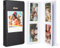 HIYQIN Fotoalbum für Instax Wide Film 3,5 x 4,25, 64-Taschen-Fotoalbum mit Fotofenster passend für Fujifilm Instax Wide 400/300/210/200/Wide EVO/Polaroid 600 i-Type – Schwarz