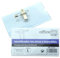 Identificador Transparente de Gran Rigidez con Pinza e Imperdibles Metálicos, En dos tamaños S (4.3 x 6.2 cm) o L (5.8 x 9 cm) by Office Box (L)