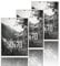 VUVUZULA Bilderrahmen 50x70cm Weiß Holz Holzrahmen 3er Set Fotorahmen MDF Rahmen Posterrahmen
